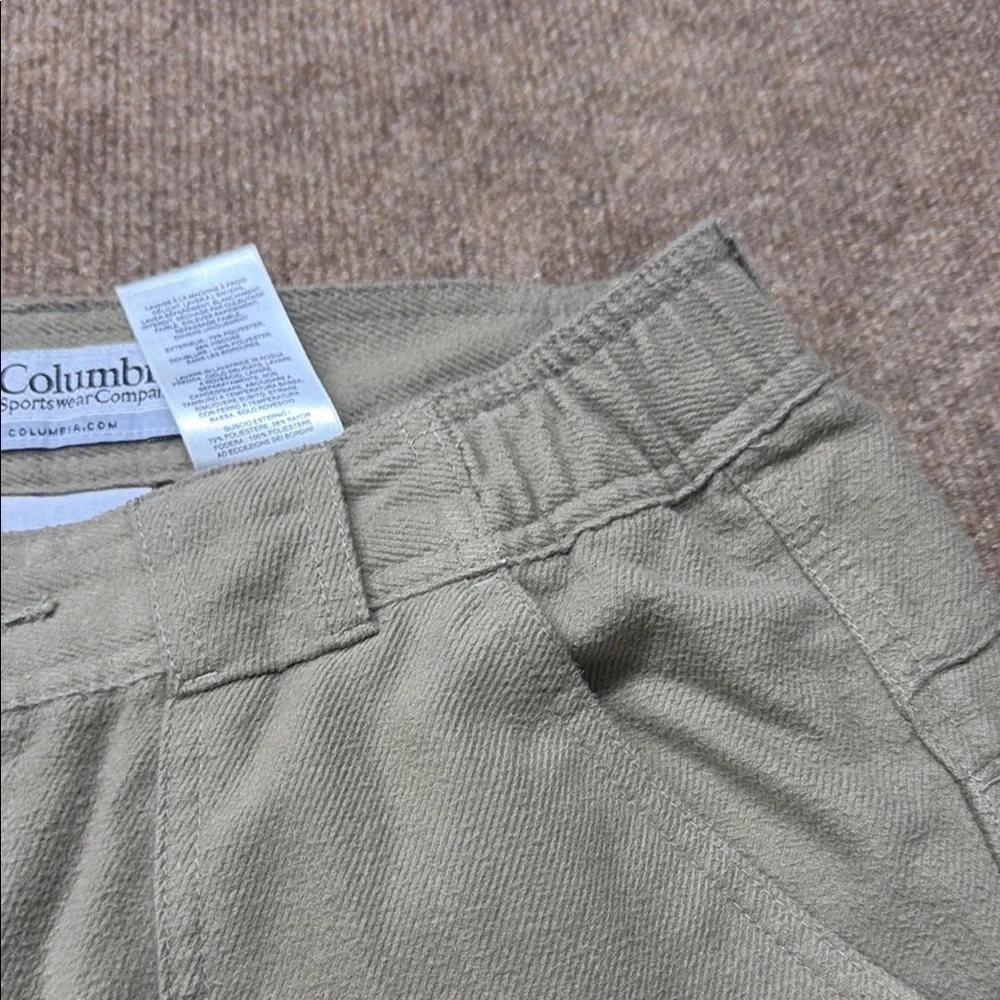 Columbia Titanium Men’s Pants 32x34 Thick Omni Dry Convertible Hiking Fish Tan